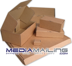 Cardboard Postal Boxes from Mediamailing